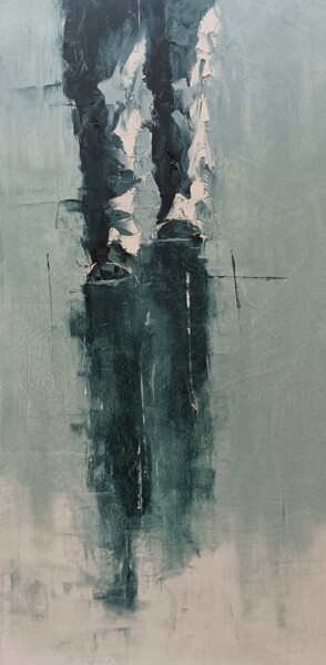Malerei mit dem Titel "Tired walk" von Marinko Šarić, Original-Kunstwerk, Öl
