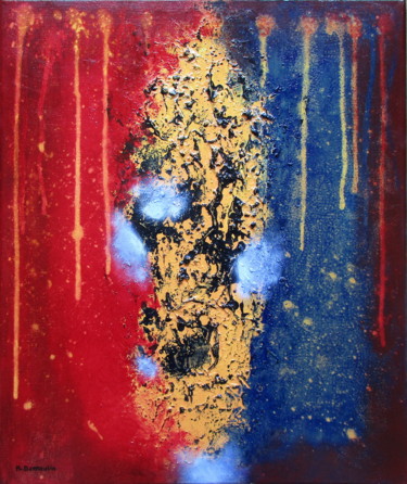 Pintura titulada "" Pulsion "" por Martial Dumoulin, Obra de arte original, Acrílico Montado en Bastidor de camilla de madera