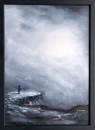 Картина под названием "" VERS L'INCONNU "" - Martial Dumoulin, Подлинное произведение искусства, Масло