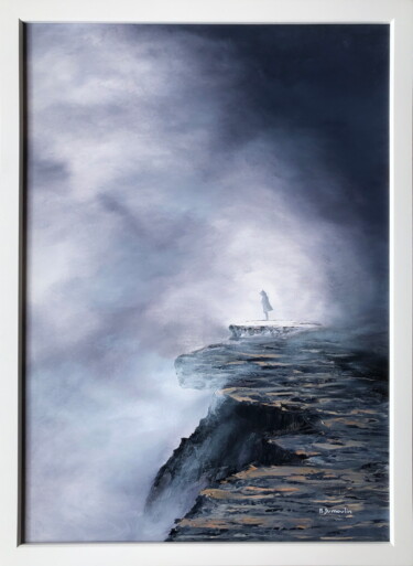 Картина под названием "" VERTIGE "" - Martial Dumoulin, Подлинное произведение искусства, Масло