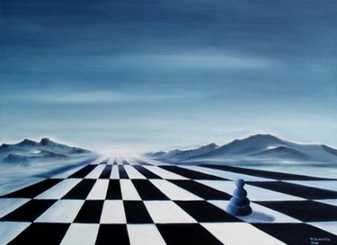 Картина под названием "" Solitude "" - Martial Dumoulin, Подлинное произведение искусства, Масло