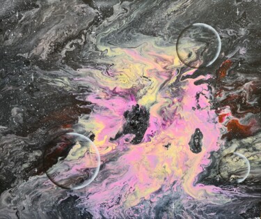 Pittura intitolato "Espace" da Martial Molmy, Opera d'arte originale, Acrilico