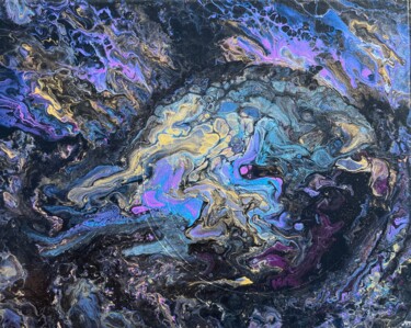 Peinture intitulée "Espace coloré" par Martial Molmy, Œuvre d'art originale, Acrylique