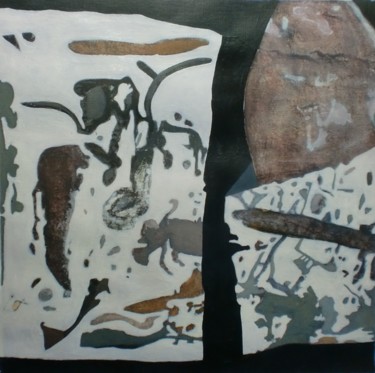Pintura intitulada "paisagem X" por João Do Carmo, Obras de arte originais, Acrílico Montado em Armação em madeira