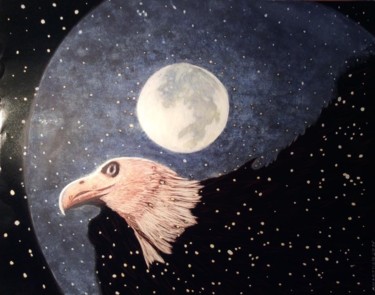 Schilderij getiteld "Condor" door Martin Ashkhatoev, Origineel Kunstwerk, Acryl