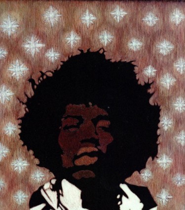 Pittura intitolato "Legend Jimi Hendrix" da Martin Ashkhatoev, Opera d'arte originale, Acrilico
