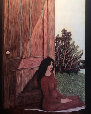 Pintura intitulada "Laura based on Andr…" por Martin Ashkhatoev, Obras de arte originais, Acrílico