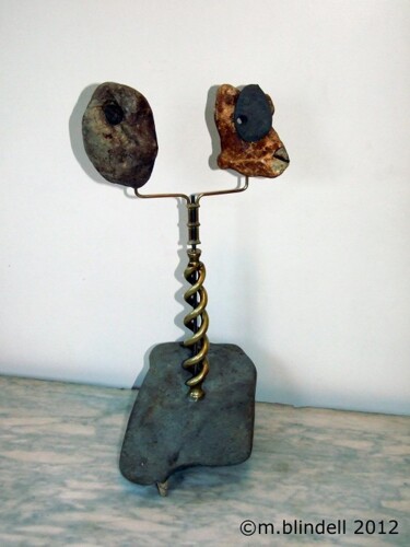 Sculpture intitulée "Duality" par Martin Blindell, Œuvre d'art originale, Pierre