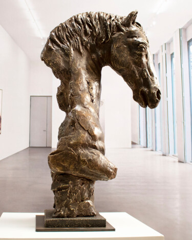 "Impressionist horse…" başlıklı Heykel Martín Duque tarafından, Orijinal sanat, Bronz