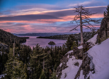 Photography titled "Emerald Bay Sunset" by Martin Gollery, Original Artwork, Digital Photography