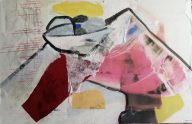 Collages titled "Le compotier" by Martin Jobert, Original Artwork, Collages