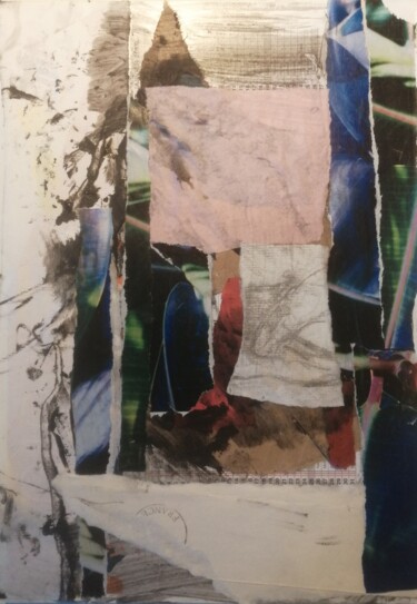 Collages intitulée "Votre courrier du t…" par Martin Jobert, Œuvre d'art originale, Collages