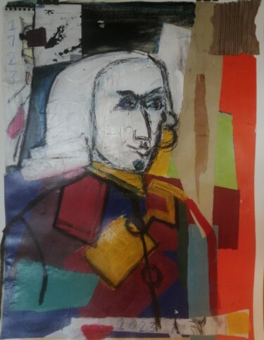 Peinture intitulée "Adam Smith tricente…" par Martin Jobert, Œuvre d'art originale, Acrylique