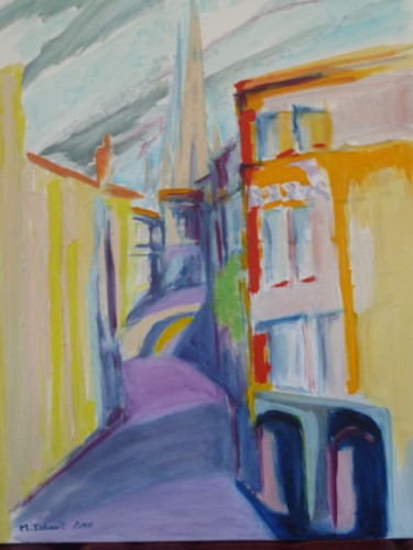 Pintura titulada "Rue du loup Bordeaux" por Martin Jobert, Obra de arte original, Oleo
