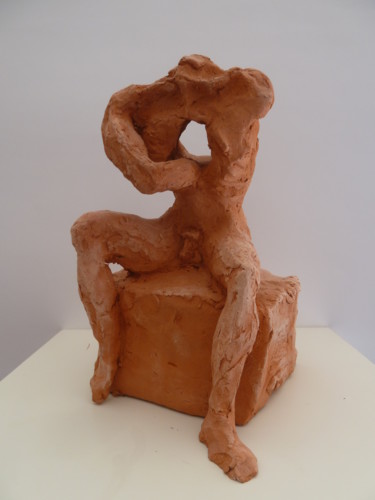 Sculpture intitulée "L'arrache coeur" par Martin Jobert, Œuvre d'art originale