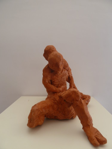 Sculpture intitulée "Hajimé!" par Martin Jobert, Œuvre d'art originale