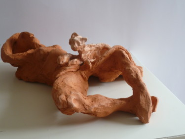 Sculpture intitulée "La sieste" par Martin Jobert, Œuvre d'art originale