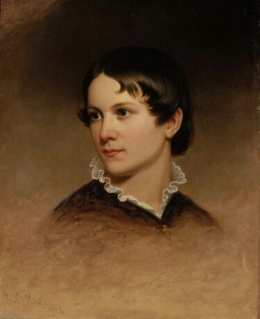 Pintura intitulada "Mary Rebecca Clark" por Martin Johnson Heade, Obras de arte originais, Óleo