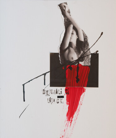 Collages intitulée "Devil's Lick" par Martin Wieland, Œuvre d'art originale, Collages