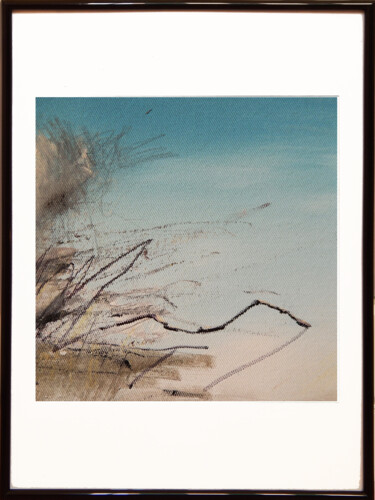 Peinture intitulée "La Playa #1" par Martin Zanollo, Œuvre d'art originale, Acrylique Monté sur Panneau de bois