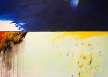 Malerei mit dem Titel "Prometeo Tour" von Martin Zanollo, Original-Kunstwerk, Acryl