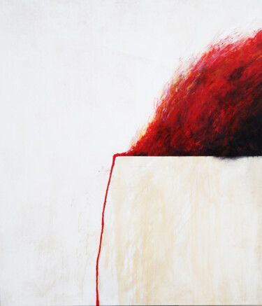 Картина под названием "Intuición" - Martin Zanollo, Подлинное произведение искусства, Акрил Установлен на Деревянная рама дл…