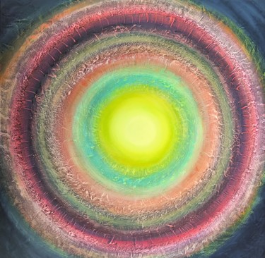 Painting titled "Light inside us" by Tinkabenka, Original Artwork, Acrylic