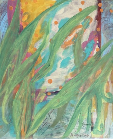 Peinture intitulée "Magic of spring" par Martina Heyd-Jilg, Œuvre d'art originale, Acrylique