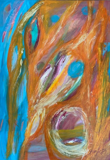 Malerei mit dem Titel "Dancing" von Martina Heyd-Jilg, Original-Kunstwerk, Acryl