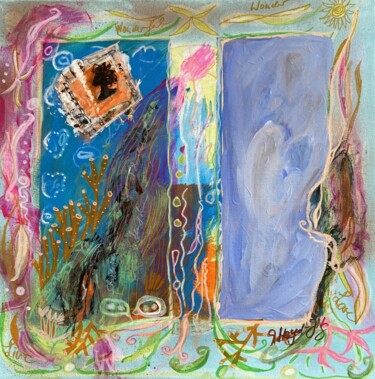Peinture intitulée "In the frame" par Martina Heyd-Jilg, Œuvre d'art originale, Acrylique