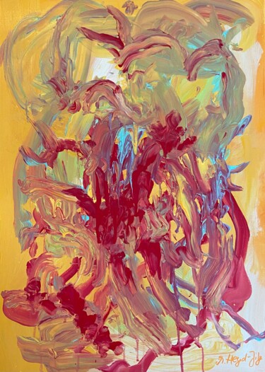 Pittura intitolato "You have a big heart" da Martina Heyd-Jilg, Opera d'arte originale, Acrilico