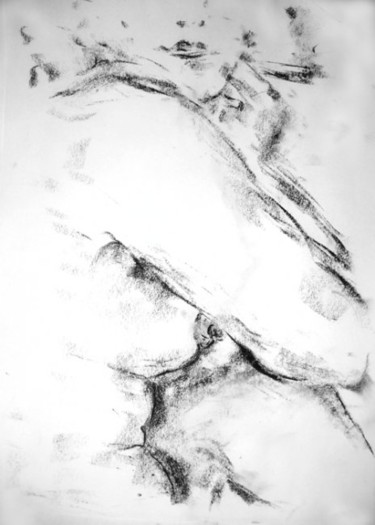 Drawing titled "sinnliche Dame" by Martina Jäger, Original Artwork