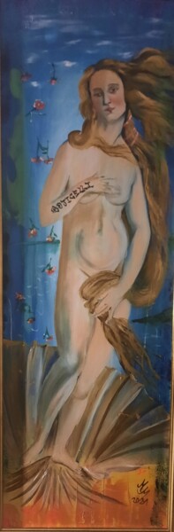 Pintura intitulada ""La Nascita di Vene…" por Martina Marten, Obras de arte originais, Acrílico