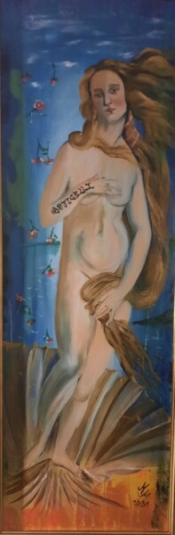 Painting titled ""La Nascita di Vene…" by Martina Marten, Original Artwork, Acrylic