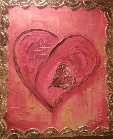Pittura intitolato ""Ti Amo"" da Martina Marten, Opera d'arte originale, Acrilico