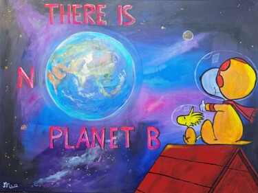 Schilderij getiteld ""Our Earth"" door Martina Marten, Origineel Kunstwerk, Acryl