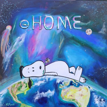 Painting titled ""Home"" by Martina Marten, Original Artwork, Acrylic