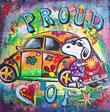 Peinture intitulée ""Proud Of"" par Martina Marten, Œuvre d'art originale, Acrylique