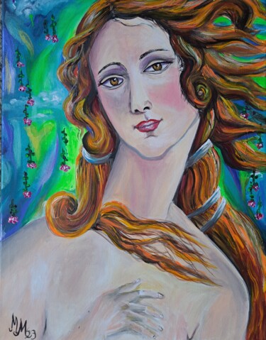 Painting titled ""Venus"" by Martina Marten, Original Artwork, Acrylic