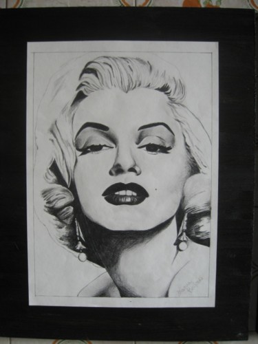 Disegno intitolato "Marylin Monroe" da Martina Purificato, Opera d'arte originale, Altro