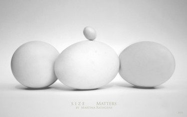 Pittura intitolato "Size Matters" da Martina Moser, Opera d'arte originale, Olio