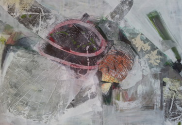Collages titled "project 'space'" by Martina Trager, Original Artwork, Acrylic
