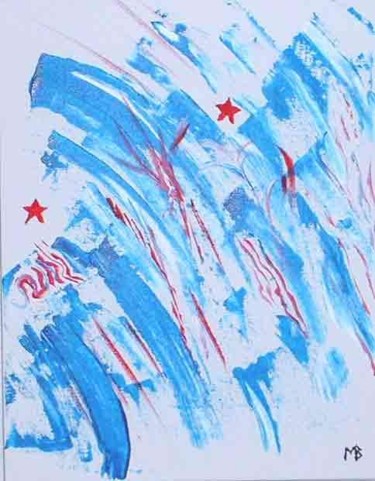 Pintura titulada "Une fête américaine" por Martin Boisvert, Obra de arte original