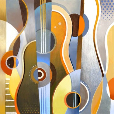 Pintura titulada ""Concerto per Chita…" por Martin Cambriglia, Obra de arte original, Acrílico
