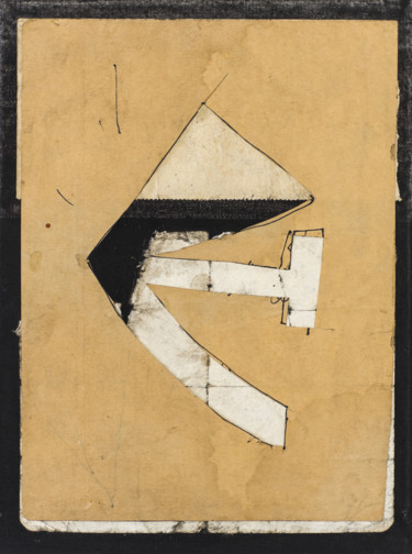 Malerei mit dem Titel "E" von Martin Coste, Original-Kunstwerk, Acryl