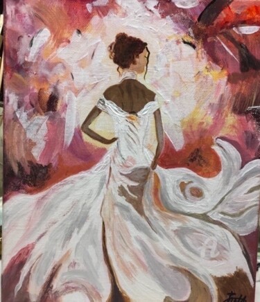 Pintura titulada "espagnole" por Martine Chalet-Aspert, Obra de arte original, Acrílico