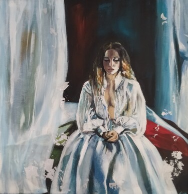 Pittura intitolato "Psyché rêve" da Martine Banacer, Opera d'arte originale, Acrilico