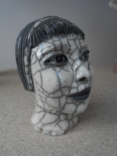 Sculpture intitulée "Rita" par Martine Béron, Œuvre d'art originale, Céramique