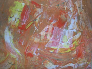 Pintura titulada "naufrage" por Martine Bruyere, Obra de arte original, Acrílico