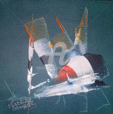 Painting titled "effet de surprise" by Martine Bruyere, Original Artwork, Acrylic